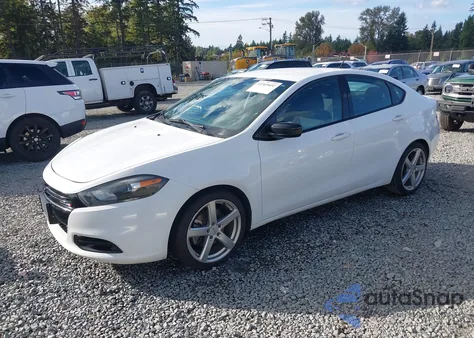 2016 Dodge Dart Sxt из США, поврежденный, VIN 1C3CDFBB5GD653255